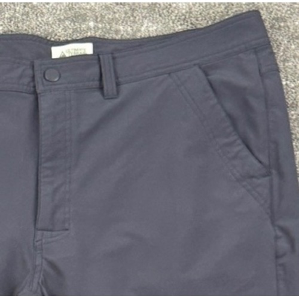Ultimate Terrain Mens 40 Gray Stretch Hiking Pants Ankle Zip Outdoor Travel